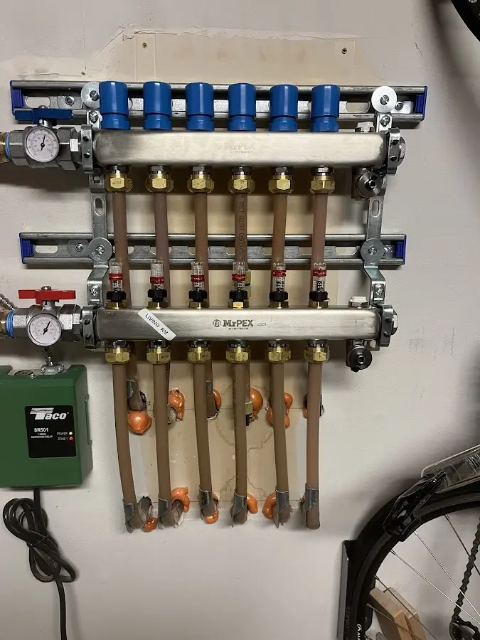 Plumber performing Leak Detection at a residential property in Muncie